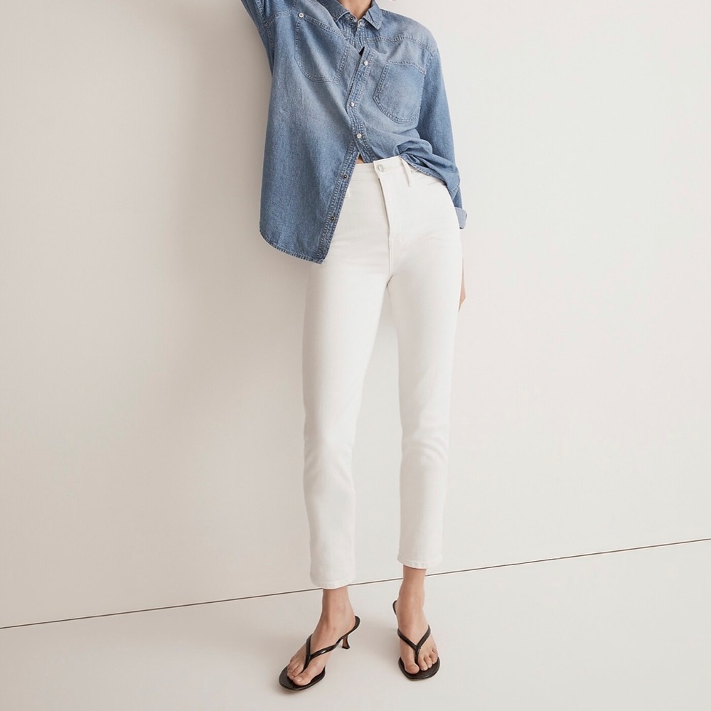 NWT Madewell stovepipe jeans size 29
